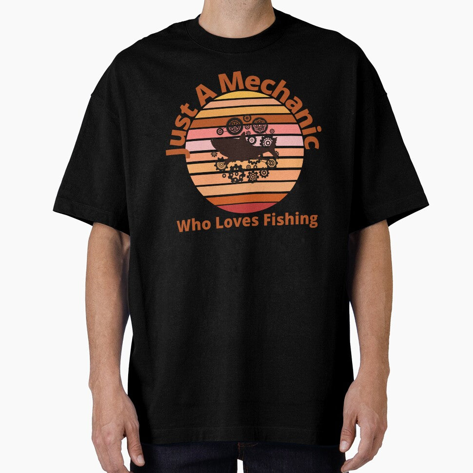 Just A Mechanical Who Loves Fishing by Soft Strength Studio