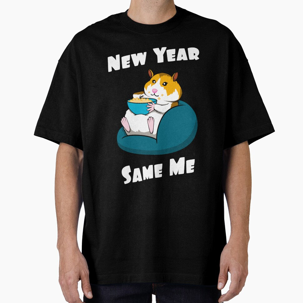 Funny New Year Quotes Hamster New Year Same Me by MGO-Design