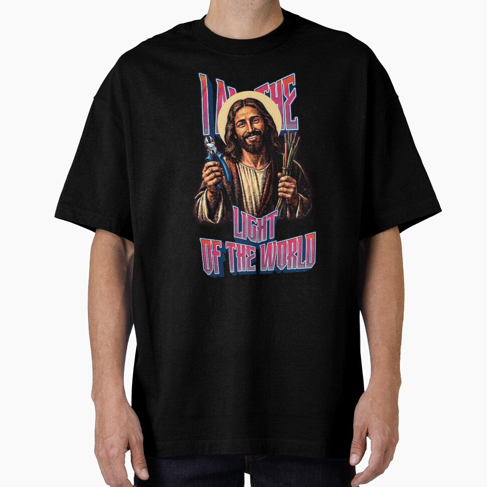 Electrician Jesus - I Am The Light Of The World Retro by UTkiKK