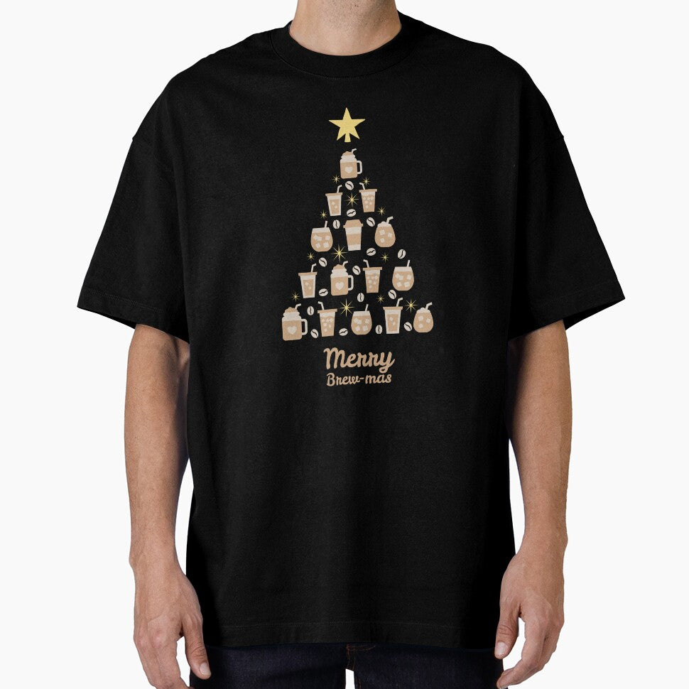Christmas Coffee Tree – Whimsical Holiday Aesthetic – Merry Brew-mas by RetroPrism