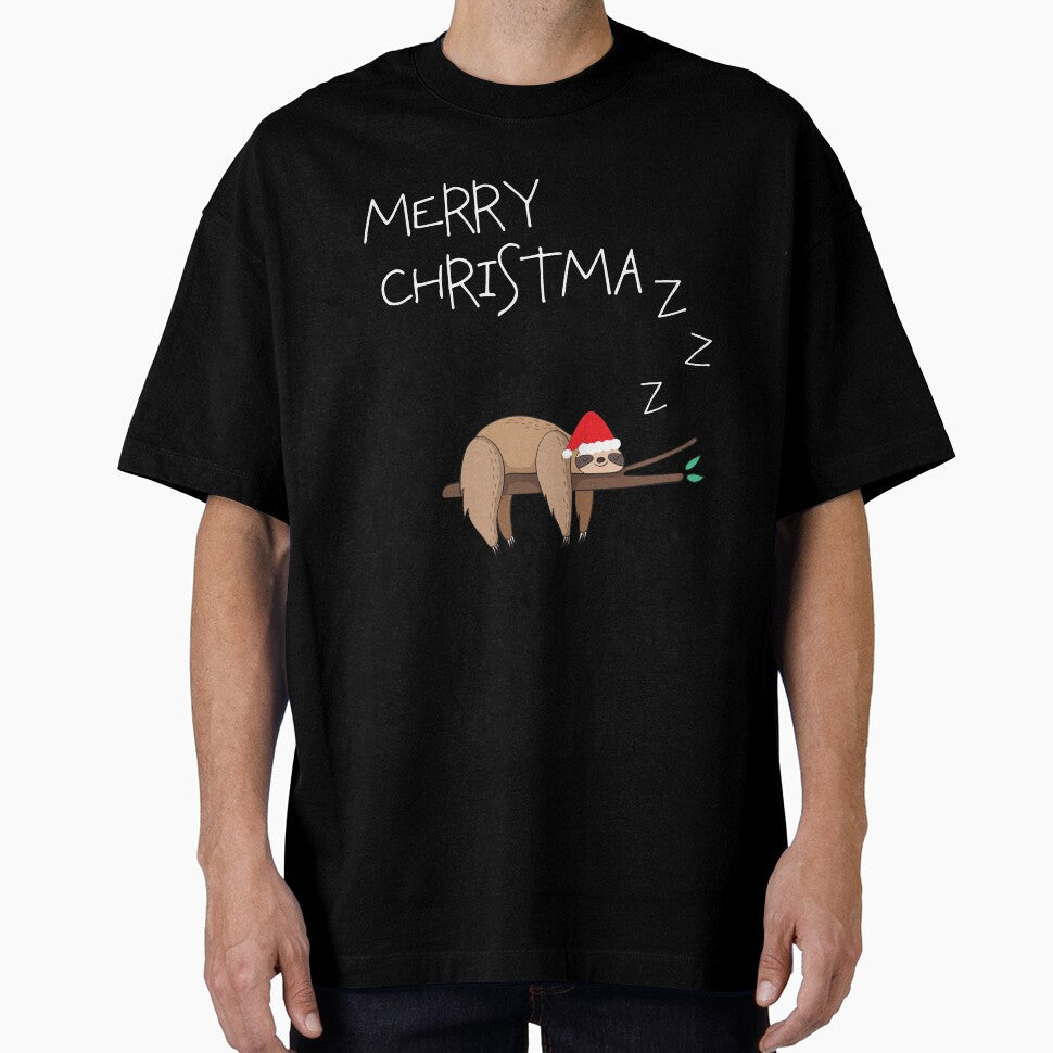 Sleeping Sloth Christmas Merry Christmazzz by HeyHoJo