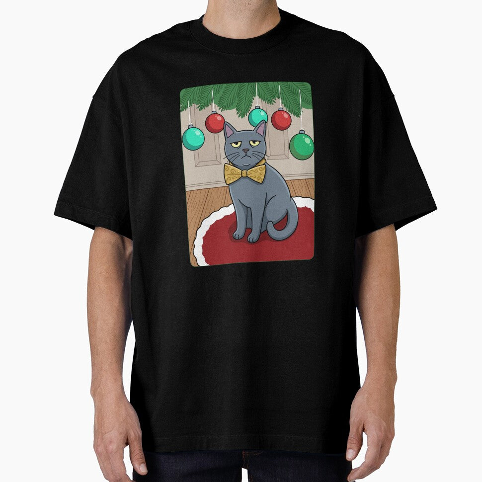 Holiday Cat in a Bowtie by NochePlaza