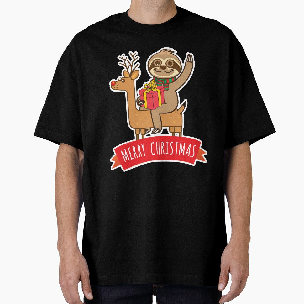 Sloth Merry Xmas by plushism