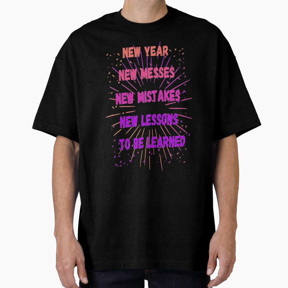 New Year New Lessons to be Learned Lettering Design, Howdy New Year, New Years Celebration, New Years Eve Countdown by Adri Barnard