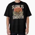 Slow Is Smooth Capybara – Vintage Stoic Nature Design by No Excuses Supply