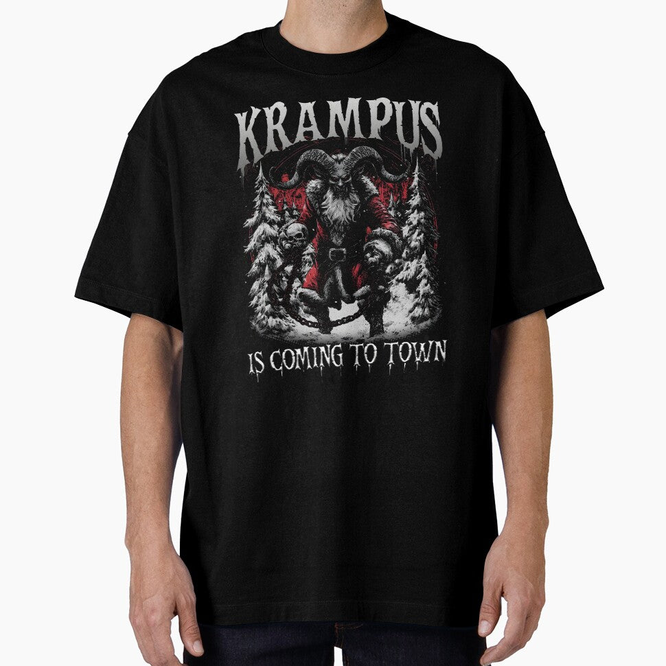 Krampus Is Coming To Town Gothic Christmas by PatelCarol