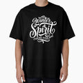 Winter Spirit – Cozy Winter Typography Design (White) by Trend-Dify
