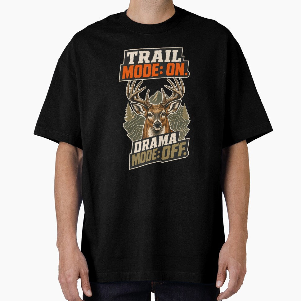 Trail Mode On – Funny hunting saying for hunters with deer by Zerberus71