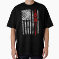 Silhouette Fuse Cutout American Flag Lineman by jonawillian