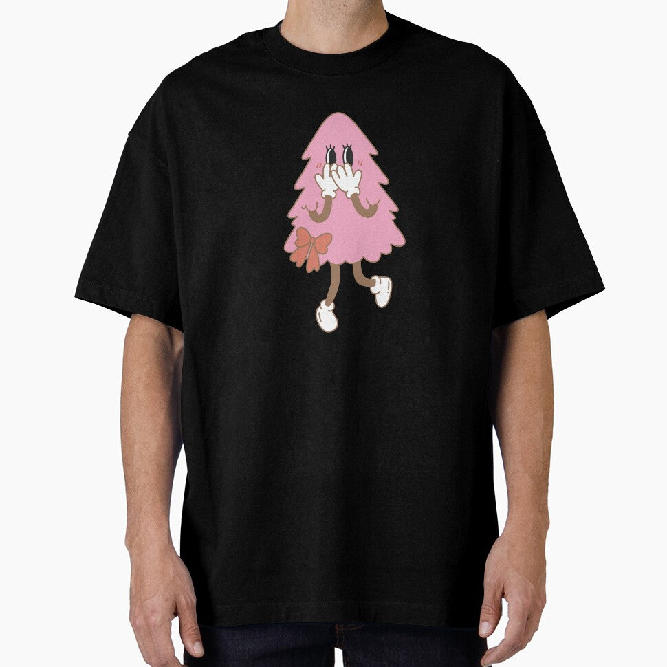 Pink Cartoon Christmas Tree by TheFullFantasy