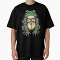 Frog Yakuza Tattoo Illustration | Japanese Irezumi Frog Gangster Art | Dark Vector Design by ColorSplash123