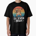 Six Seven Bruh 67 Meme Capybara Funny Capybara Art for Men Women Kids , Capybara Gift Lover by DZIRI NAJAT