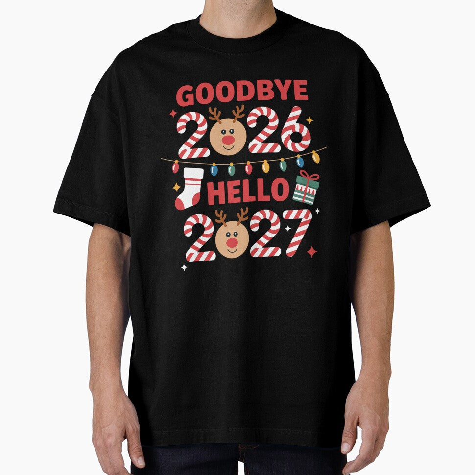 Goodbye 2026 Hello 2027 Merry Christmas Happy New Year 2027 by fferomananul