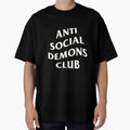 Anti Social Demons Club - WHITE by Jackbradley