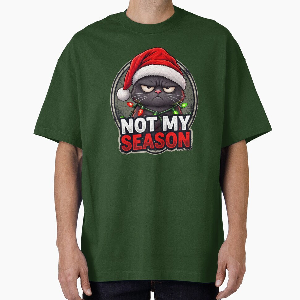 Grumpy Christmas Cat – Not My Season by Infinitee8hirts
