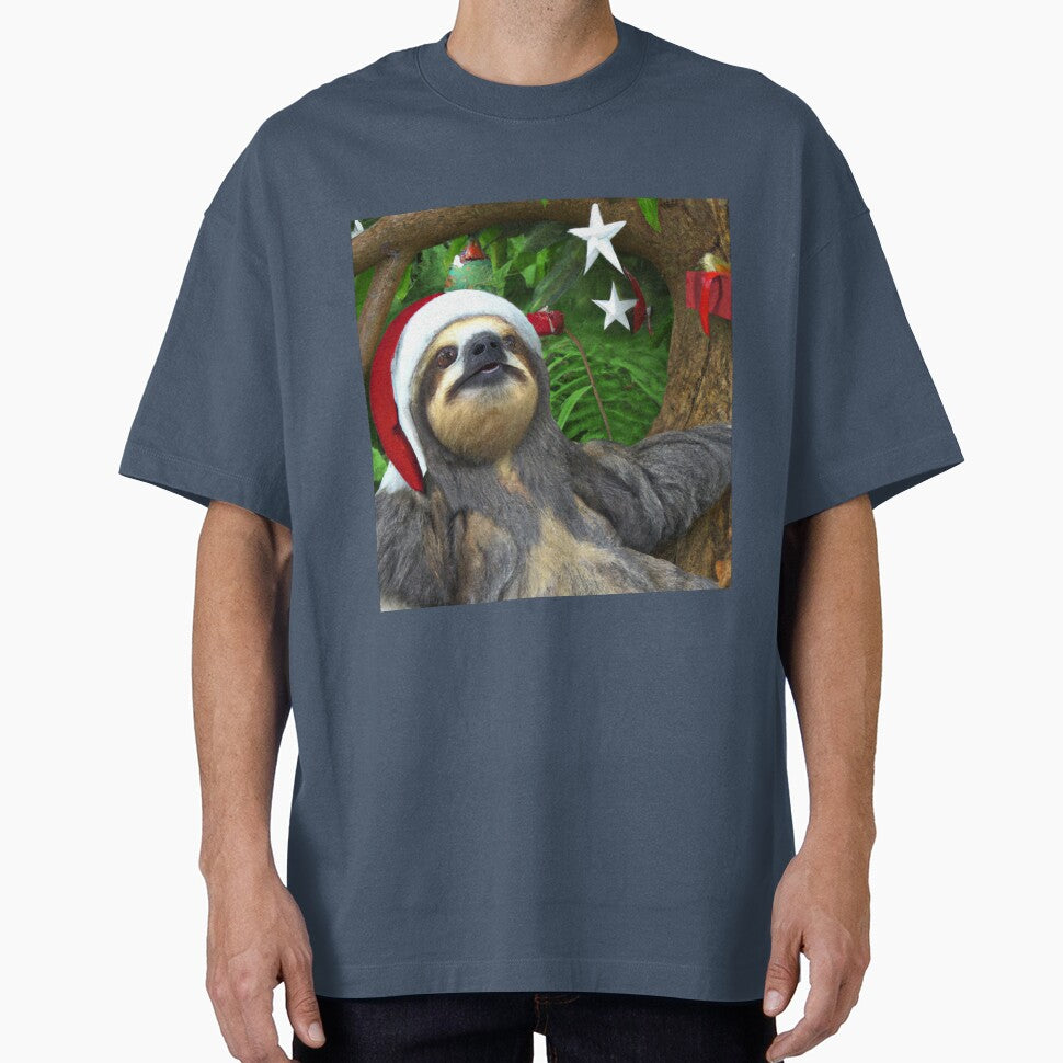 Happy Christmas Sloth by fatbanana