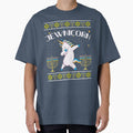 Jewnicorn Jewish Unicorn Hanukkah Gift Deck  Ugly Christmas Sweater by maindeals