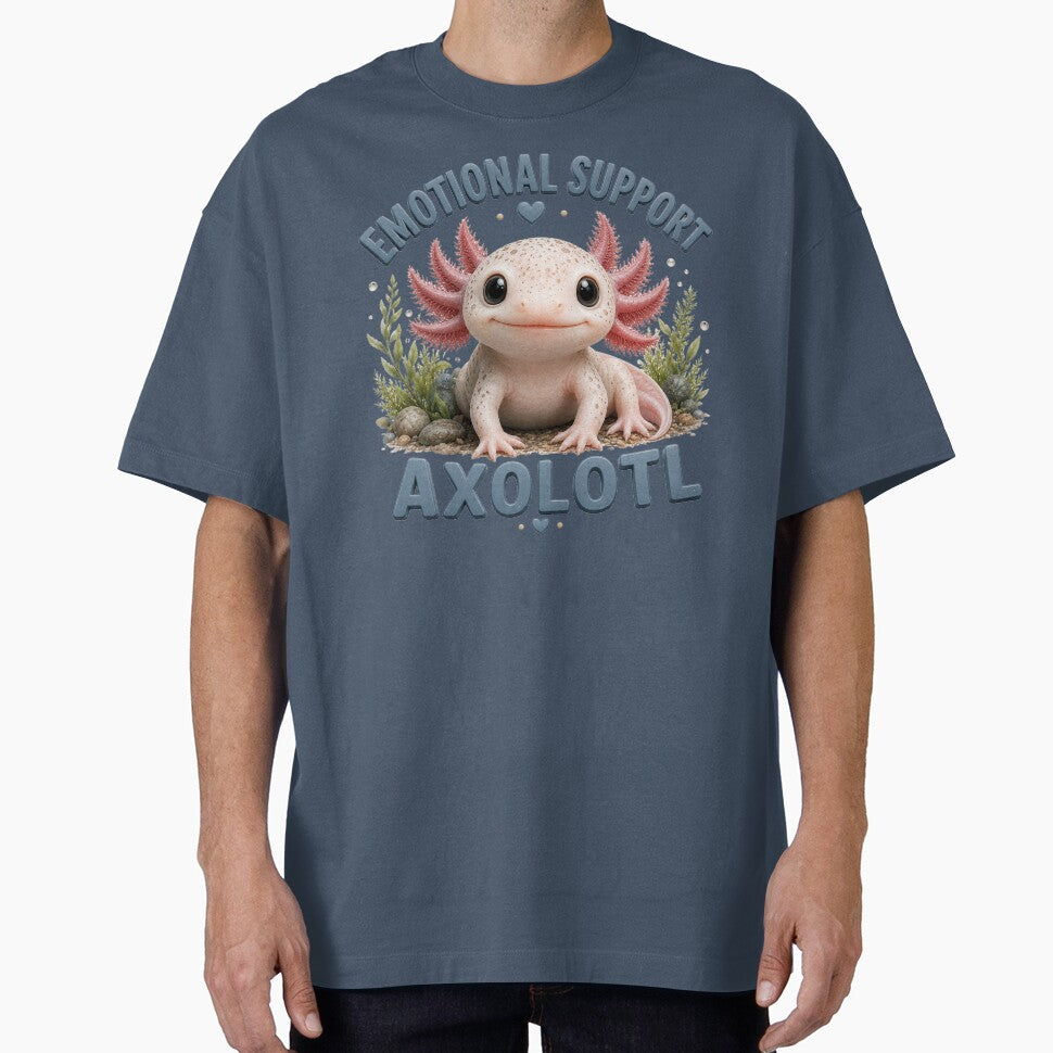 Cute Emotional Support Axolotl by Weirdwildco69
