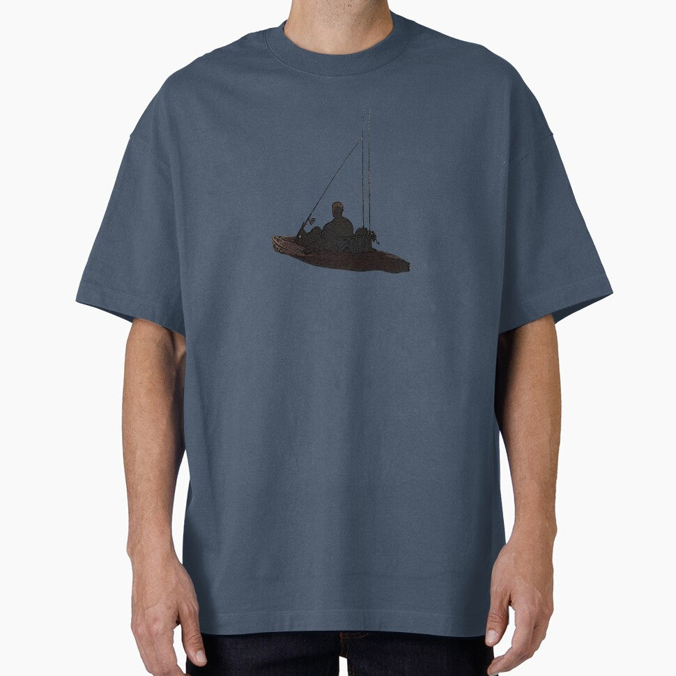 Kayak Fisherman Silhouette by designsasstultd