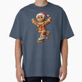 CUTE FUNNY GINGERBREAD CHRISTMAS COOKIE SKATING FESTIVE by Arts4U