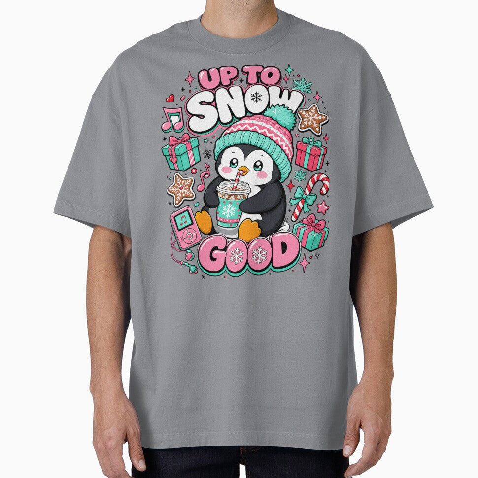 Funny Winter Penguin Ugly Christmas Sweater by Design Vibras