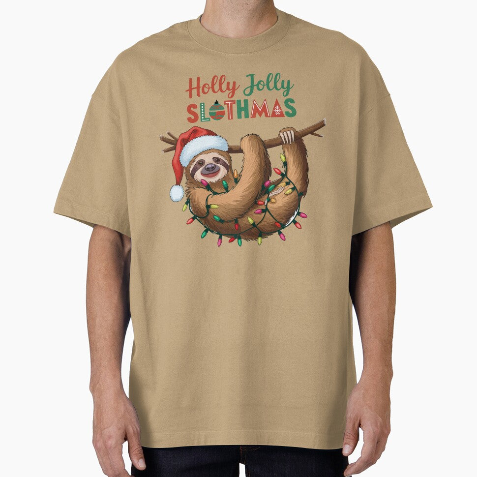 Holly Jolly Slothmas by mergmart