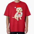Cute Labrador Puppy With Santa Claus' Hat 4 - Merry Christmas, Perfect For Animal Lovers by Olivvier