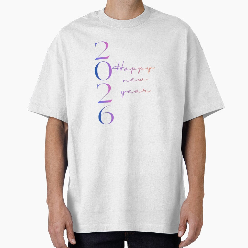 2026 Happy New Year, Simple Celebration Design by Haevora