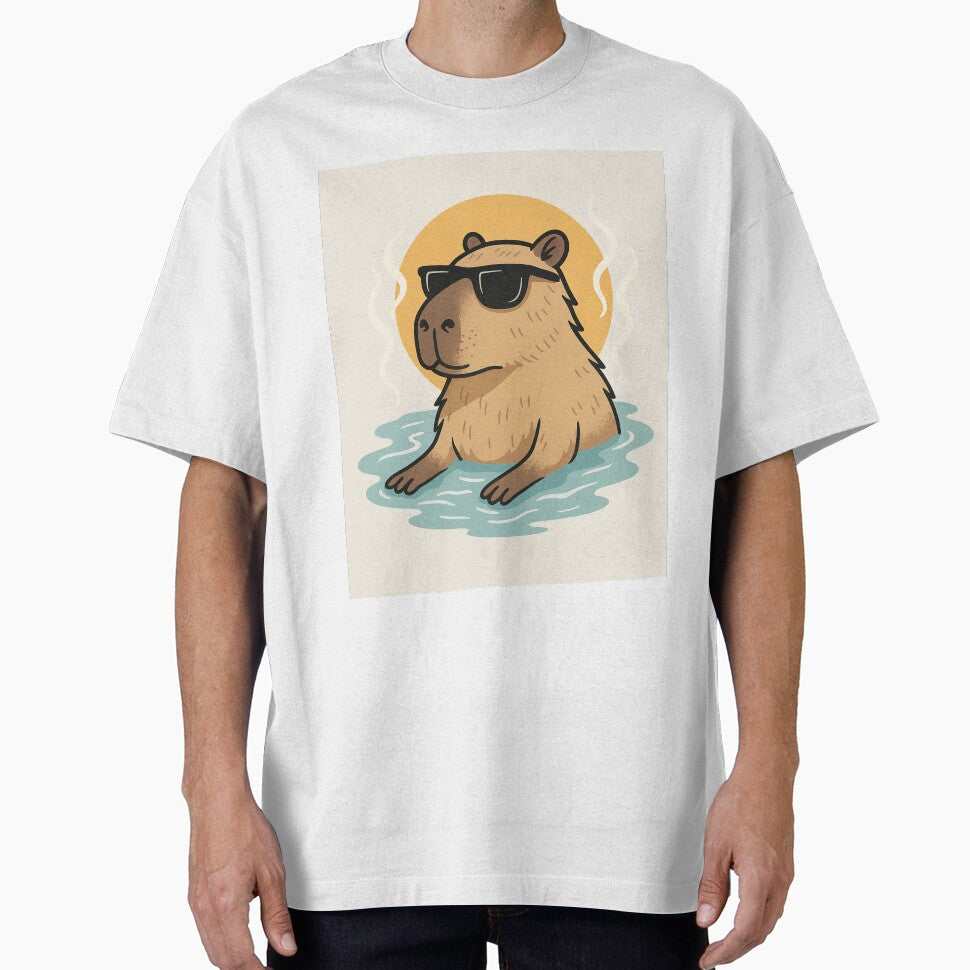 Chill Lord Capybara – Relaxed Sunglasses Hot Spring Vibes by ViralByDesign
