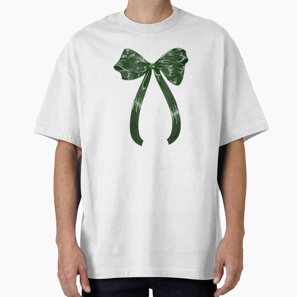 Vintage green Christmas bow by selk-i3