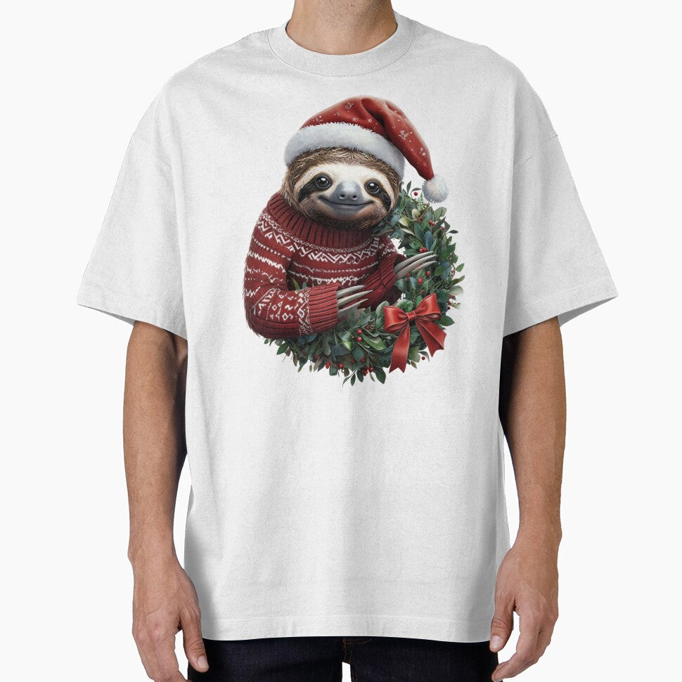 Festive Sloth by JonysCreativeDesigns