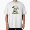 Cute Ace Pride Frog Under Umbrella by VikArt7