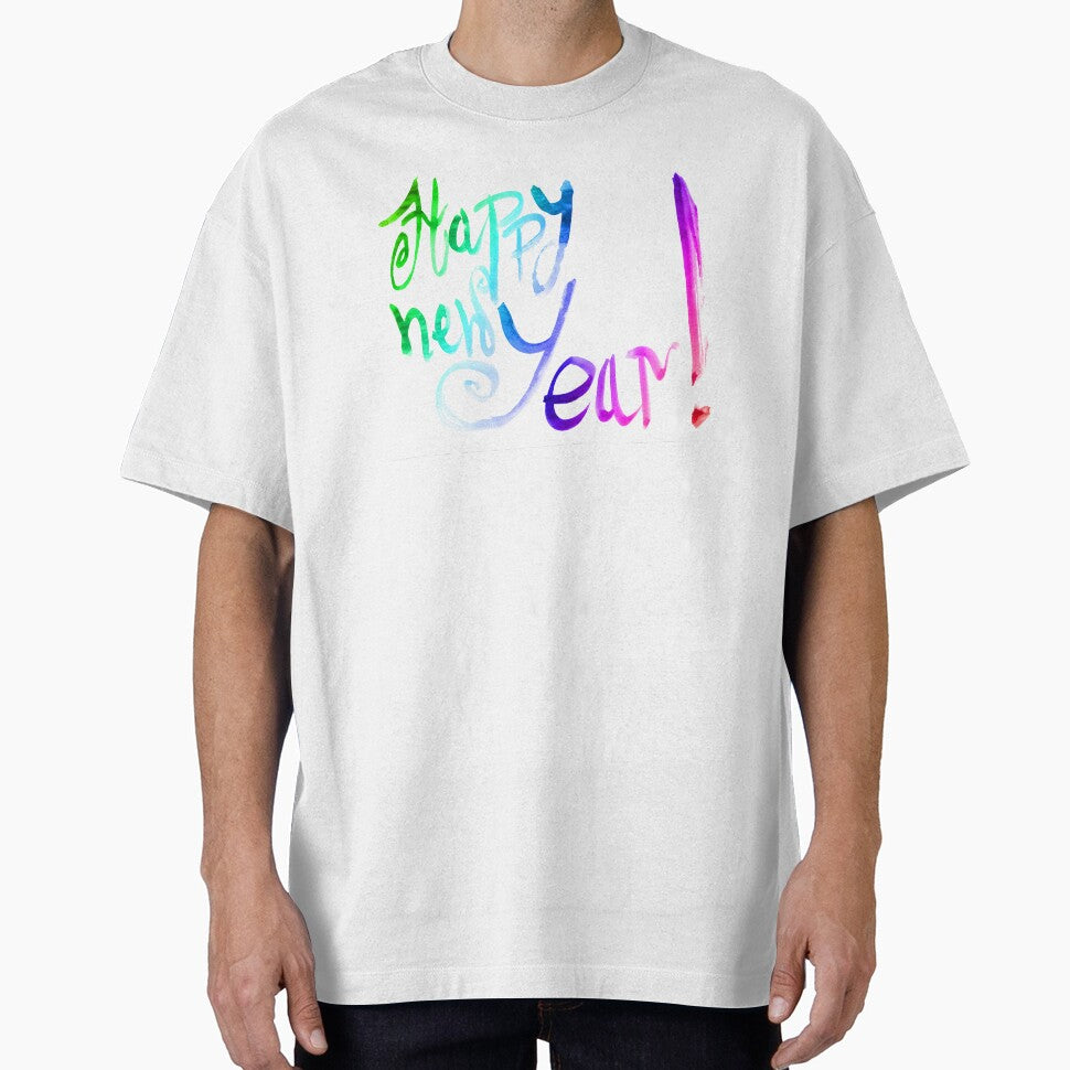 Happy New Year lettering | Happy New Year hand calligraphy by lausn