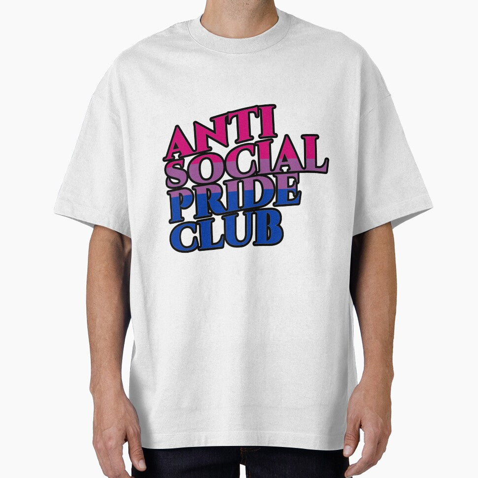 Anti Social Pride Club Bisexual Pride Flag by FunnyGayGuy