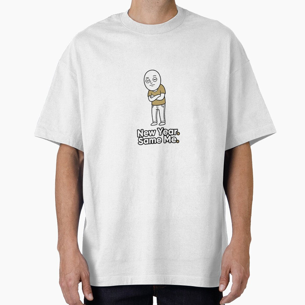 New Year Same Me Funny T-Shirt – Relatable New Year Humor by fusionwears