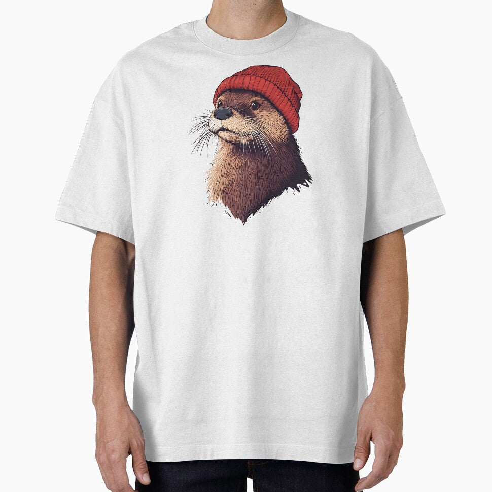 otter with hat by DerSenat