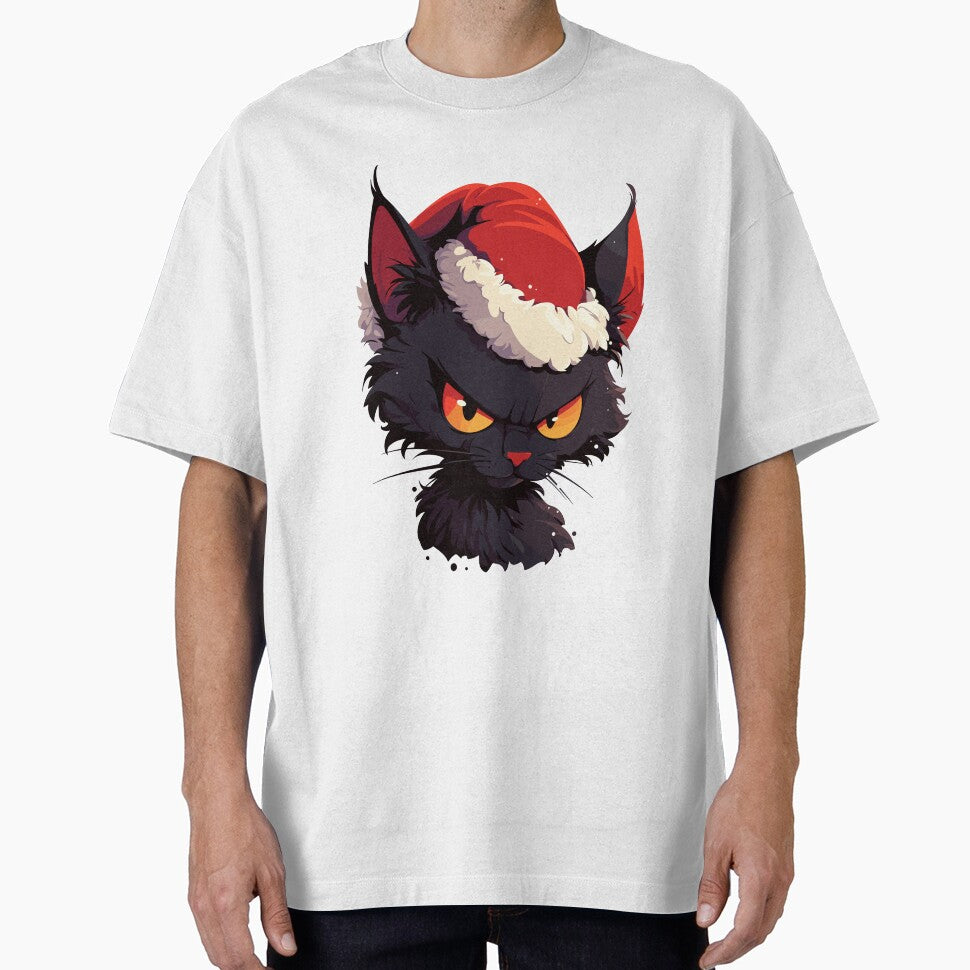 Dark Christmas Yule Cat by bapupa