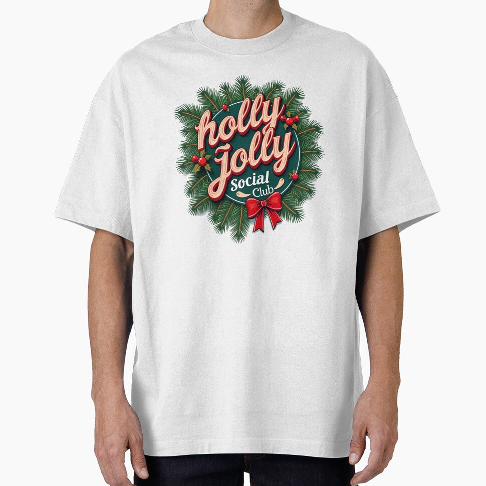 Holly Jolly Social Club by nickelartstuff