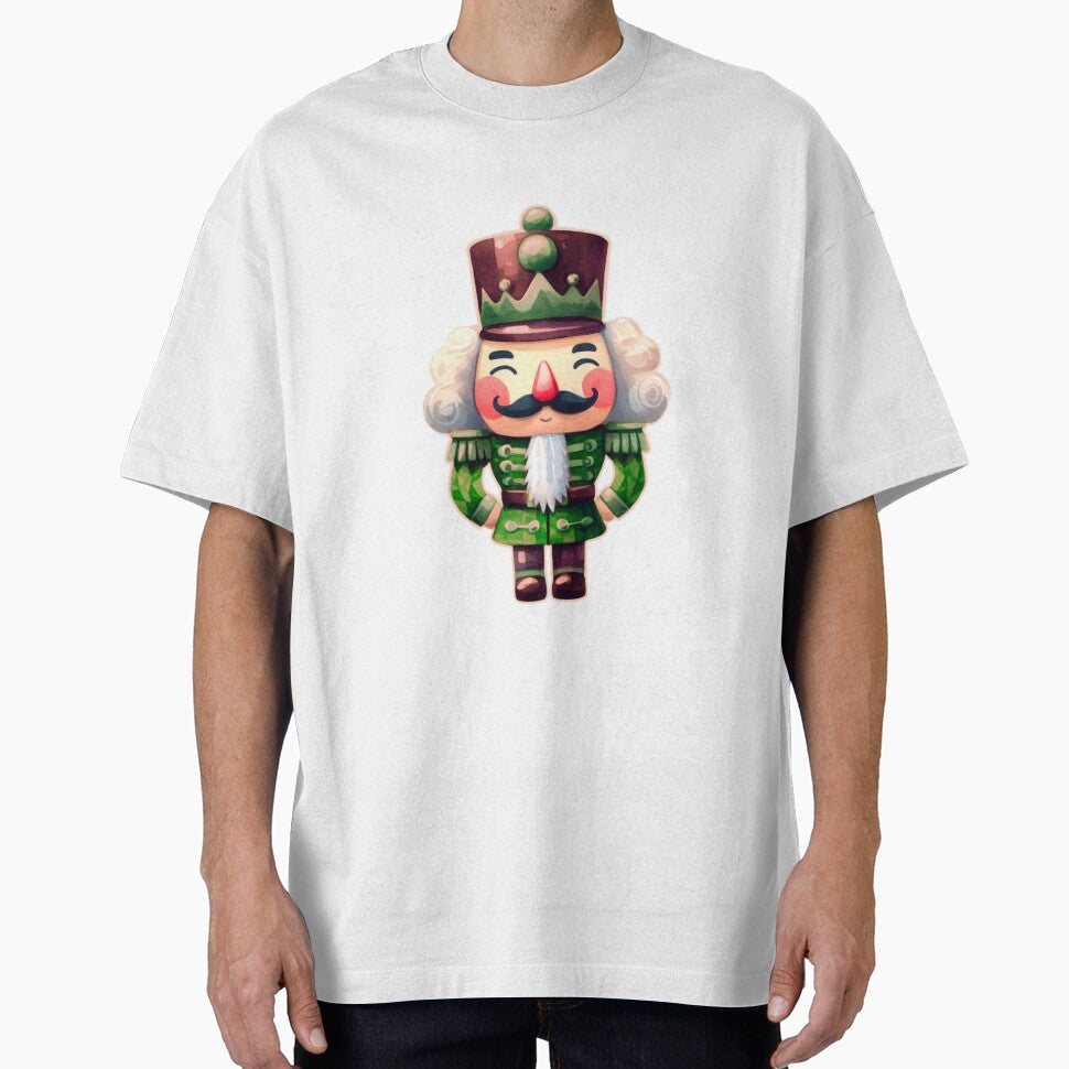 Green Cartoon Nutcracker Watercolor Design Dark Background by Star-Fragment