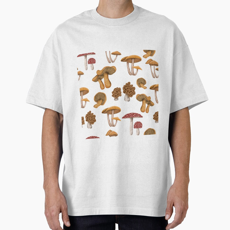 Wild mushroom seamless pattern by pinkyfish1010