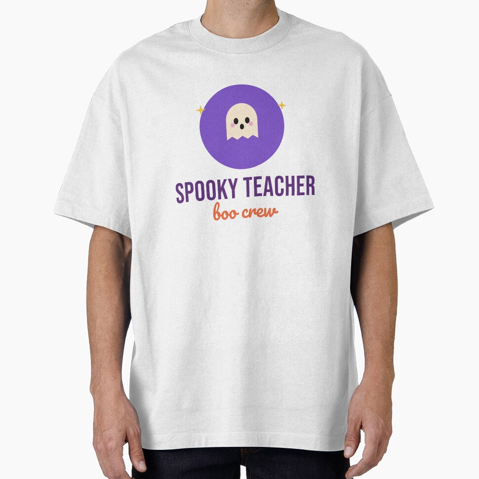 Spooky Teacher Ghost - Cute Halloween Teacher Shirt by RankShift