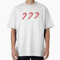 Pixel Art 3 CANDY CANES - Red Outline 1 by akaiawa