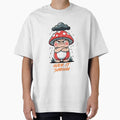 Over It ‘Shroom – Grumpy Mushroom Mood Sticker by modishwelt