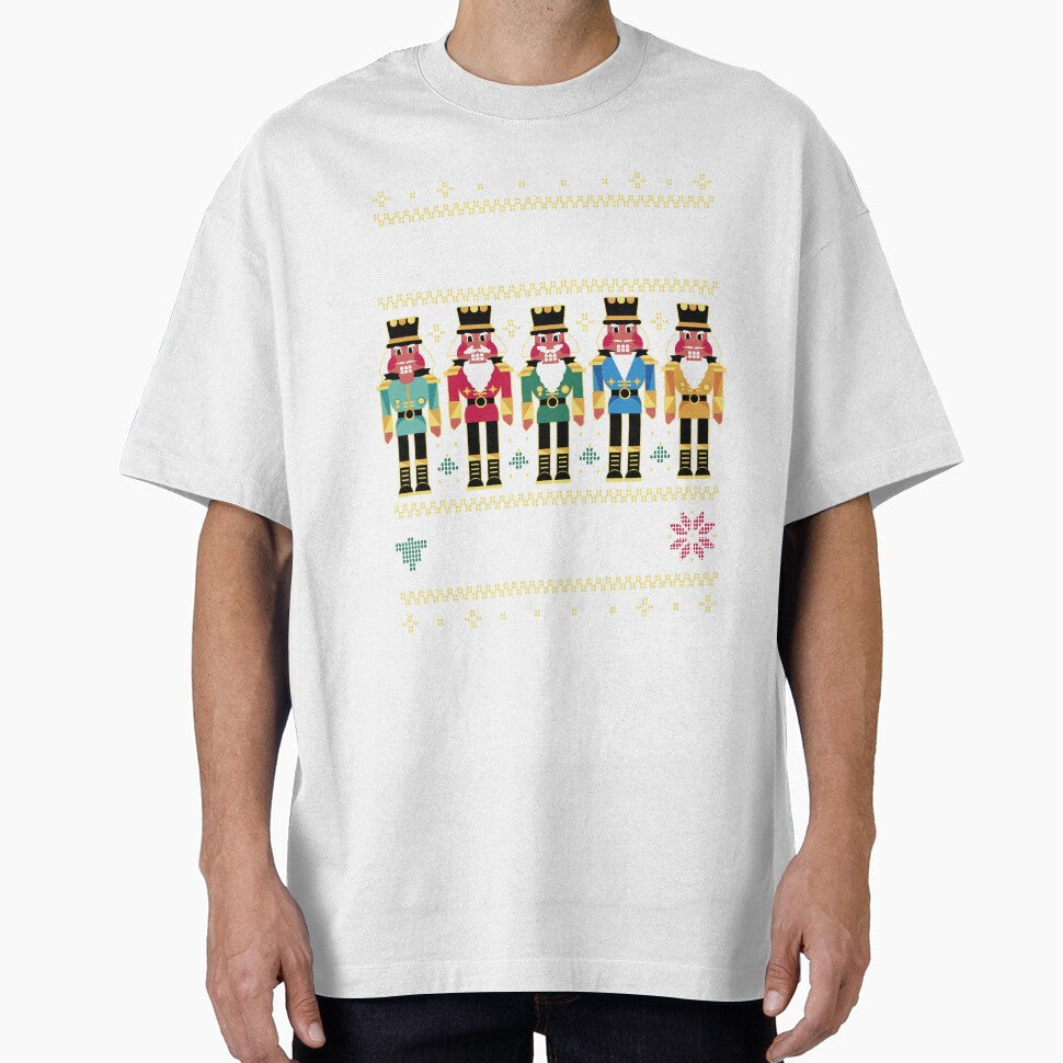 Nutcracker Squad Matching Family Ugly Christmas Sweater by Merchking1