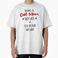 Being a Cat Mom They Said Mothers Day National Cat Day by EasyPrintGift