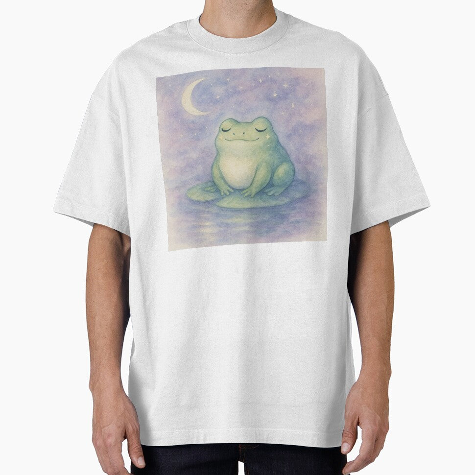 Dreamy Frog on a Lilypad by Mjonkey