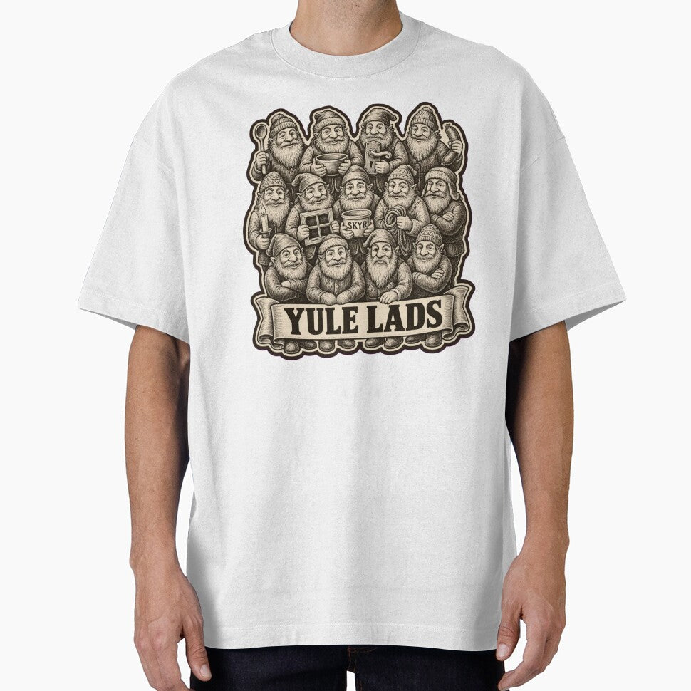 Yule Lads Thirteen Roster Woodcut | Jolasveinar Icelandic Folklore Slogan by StickyGuys
