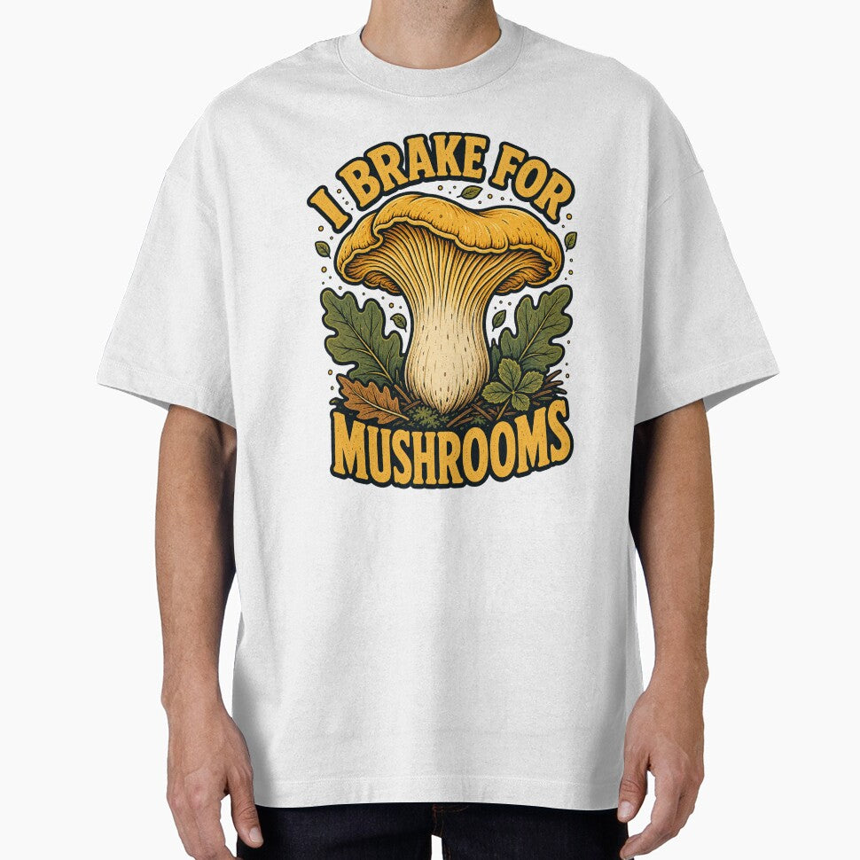 Mushroom Forager I Brake For Fungi Funny Hobbyist by VisualArtsOasis