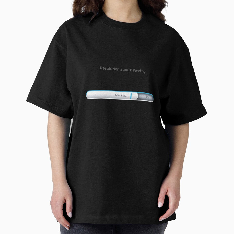 Resolution Status Pending Funny New Year Procrastination Shirt by cirereyes