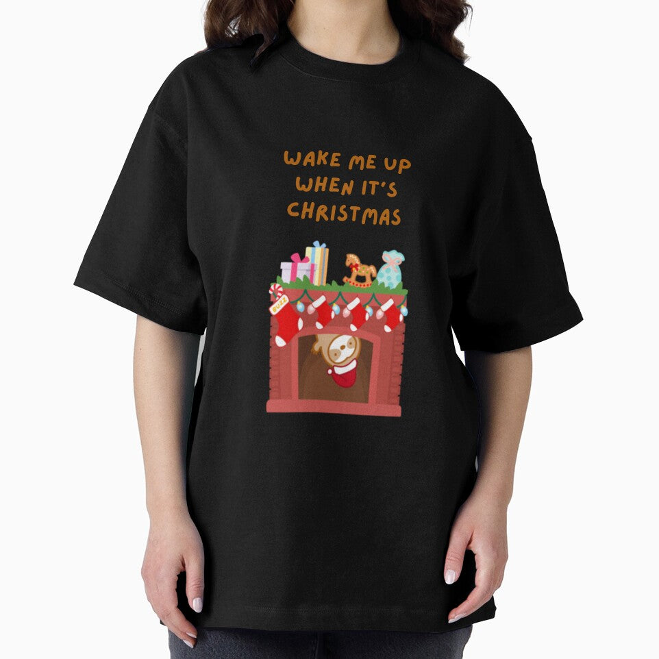 Wake Me Up When It’s Christmas Sloth by theslothinme